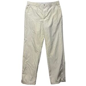 Callaway Men's Golf Pants 34x32 Khaki Performance Stretch Ankle Zip